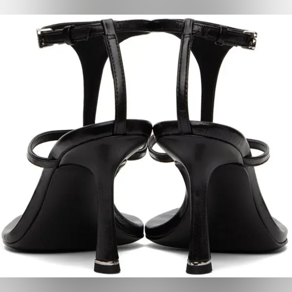 NEW ALEXANDER WANG SKYLAR 85 SANDALS IN BLACK - Picture 5 of 14
